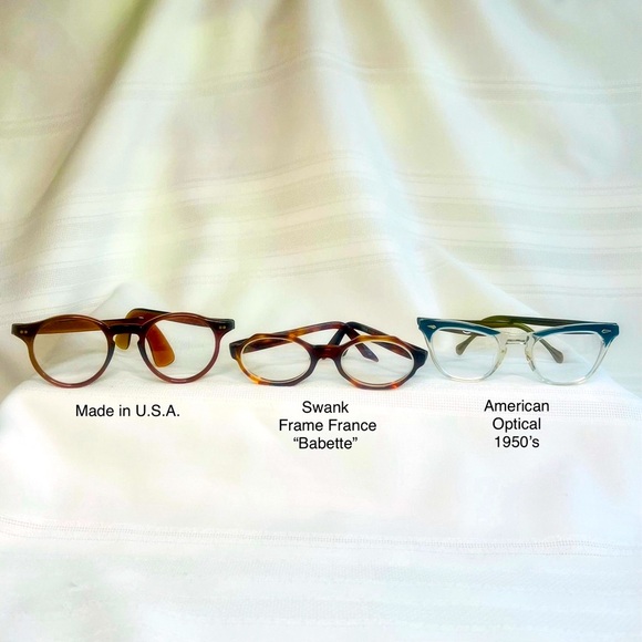 VTG Frames Trio Swank, American‎ Optical, Made in U. S. A. EUC - Picture 1 of 14